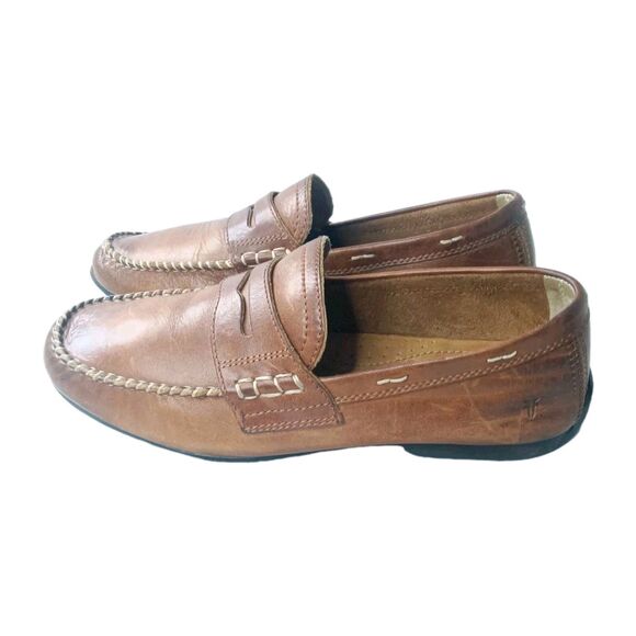 Frye Leather Penny Loafers Men\'s Size 9.5 Brown main image 7